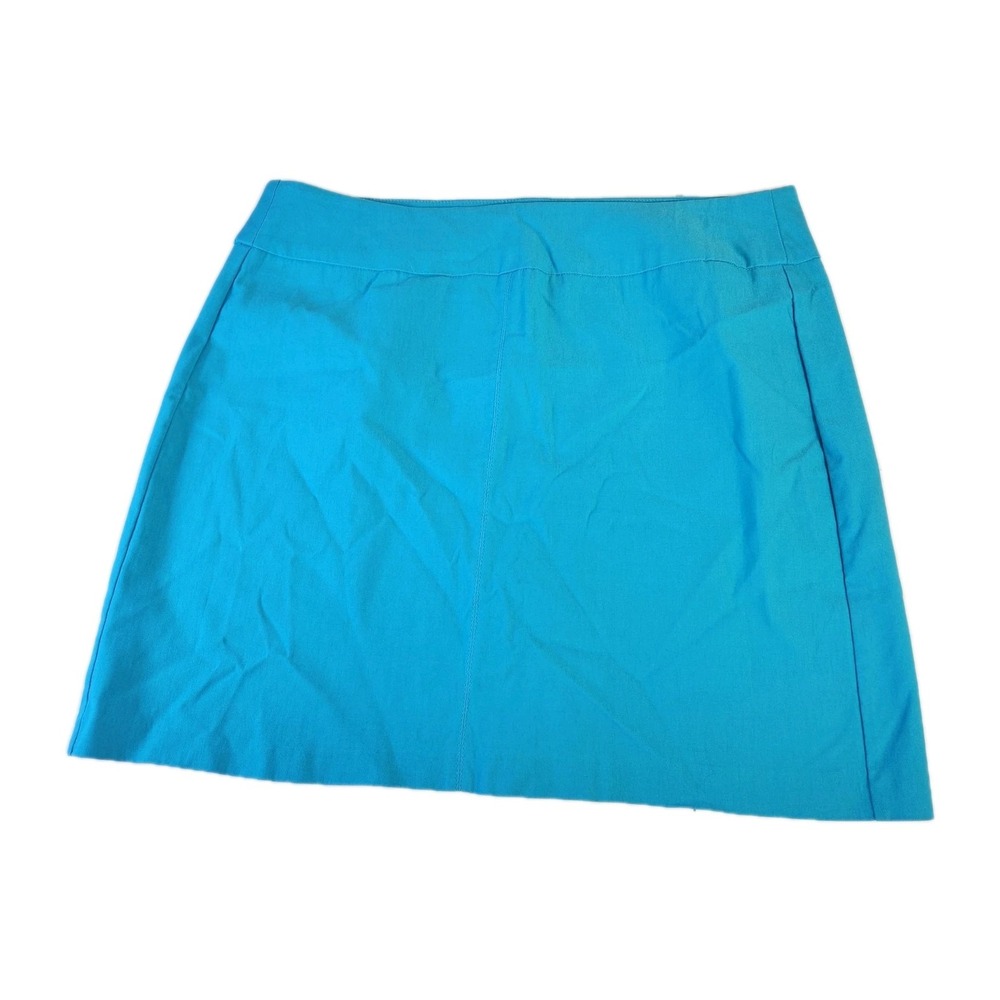 Lulu B Skirt Womens Sz 16 Turquoise Athleisure Golf Tennis Pickleball Stretch